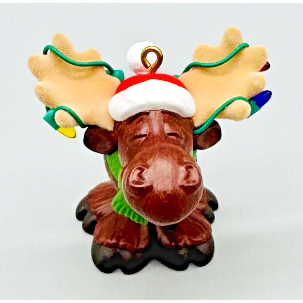 Hallmark Keepsake Mistletoe Frog Little Reindeer Moose Sweet Treat‎ Elf Lot of 4